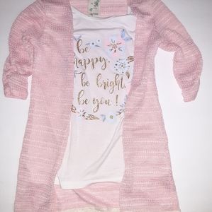 Lily Bleu Spring shirt and cardigan